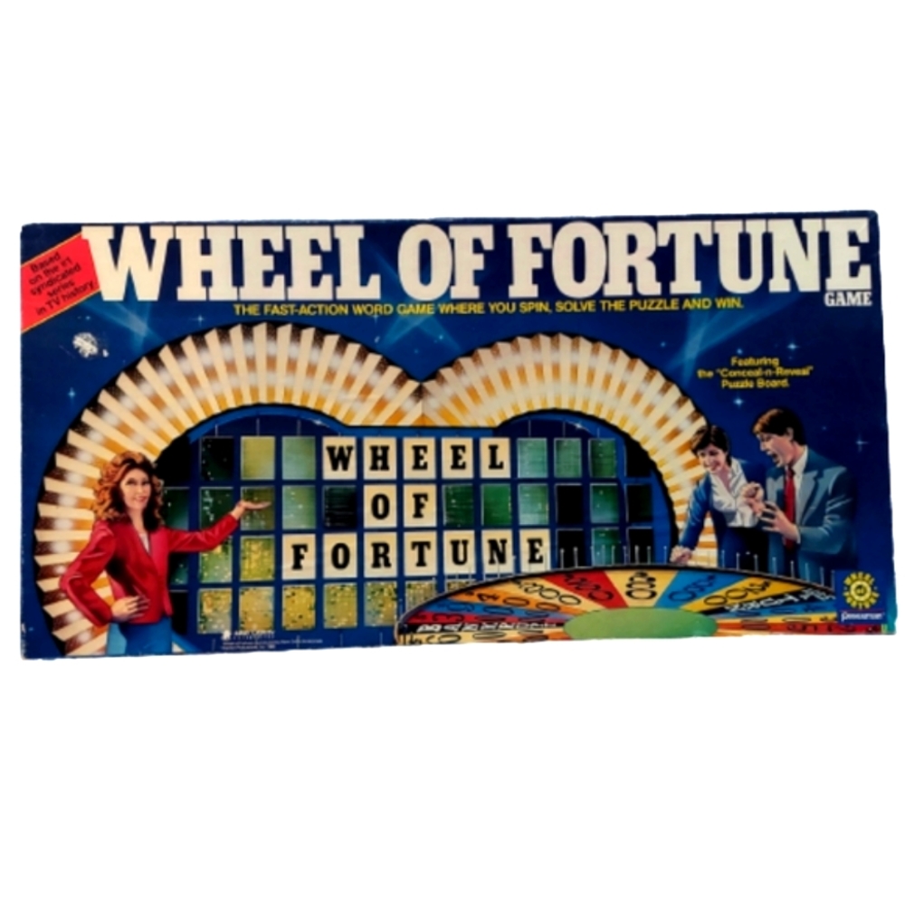 Vintage WHEEL OF FORTUNE Vintage Family Board Game 1985